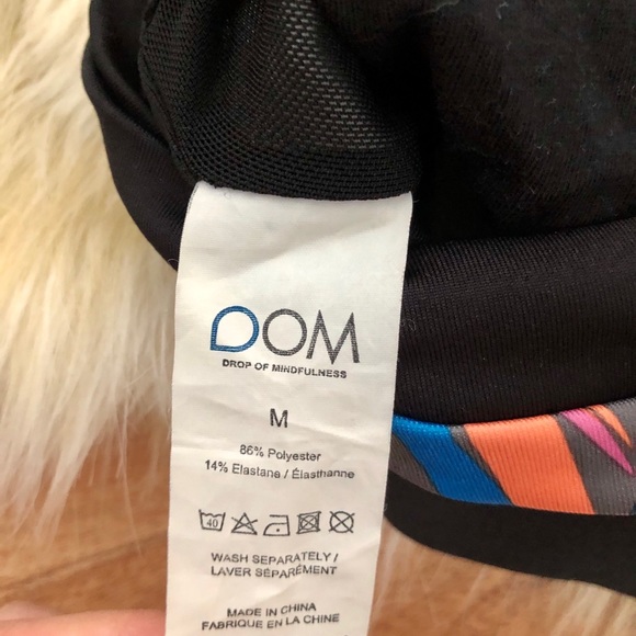 Abstract Wide Band Sport Bra Size M - Picture 4 of 4